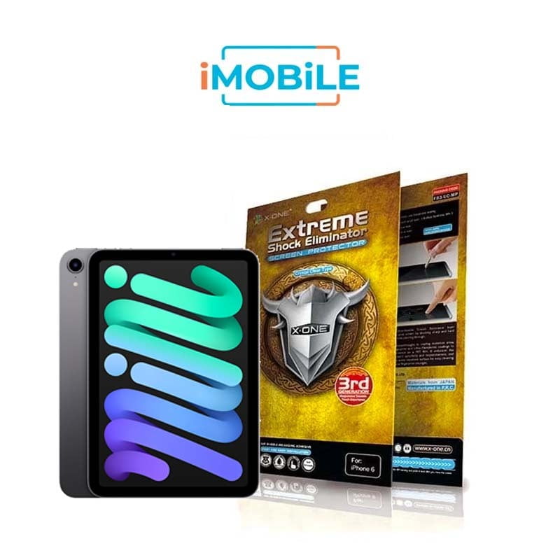 X-One iPad Mini 8.3" Extreme Shock Eliminator Screen Protector for iPad Mimi 6